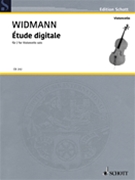 Etude Digitale by Widmann Jorg for Cello