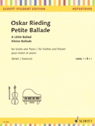A Little Ballade by Rieding Oskar for Violin