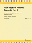 Concerto No. 1 in A Minor by Accolay Jean Baptiste - Schliephake Ulrich - for Violin