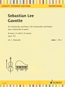 Gavotte Op. 112 B Minor by Lee Sebastian for Cello