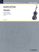 Sonata by Kapustin Nikolai for Viola
