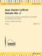 Sonata No. 2 by Lefevre Jean Xavier for Clarinet/P