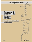 Castor & Pollux by Partch Harry for Study Score