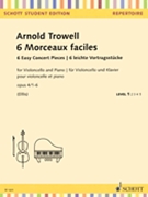 6 Easy Concert Pieces by Trowell Arnold for Cello