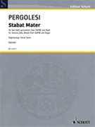 Stabat Mater by Pergolesi Giovanni Battista for Organ SCOR