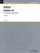 Partita VII by Biber Heinrich Ignaz Franz for 2 Viola