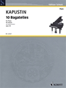 10 Bagatelles Op. 59 by Kapustin Nikolai for Piano