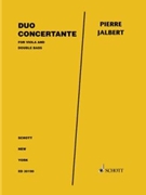 Duo Concertante for Viola and Double Bass - Two Performance Scores by Jalbert Pierre for