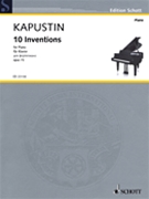 10 Inventions Op. 73 by Kapustin Nikolai for Piano