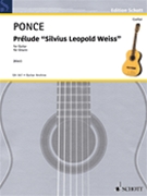 Prelude 'Silvius Leopold Weiss' by Ponce Manuel Maria for Guitar