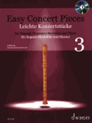 Easy Concert Pieces Book 3: 21 Pieces from 5 Centuries by Various for Recorder and Piano