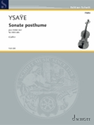 Sonate Posthume Op. 27bix by Ysaye Eugene - Graffin Philippe - for Violin Alone