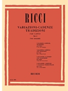 Variazioni appendi (all voices): Traditional Cadenzas by Ricci Luigi for