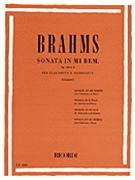 Sonata Opus 120 #2 E-flat Major by Brahms Johannes for Clarinet Solo