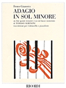 Adagio In G Minor by Albinoni Tomaso - Giazotto - for Cello and Piano