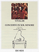 Concerto In G Min l'estate Opus 8 #2 by Vivaldi Antonio Lucio - Gazzelloni - for Flute and Piano