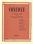 15 Vocalises Opus 12 by Concone Joseph for Vocal