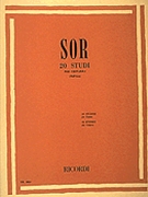 20 Studies by Sor Fernando - Dell'ara Mario - for Guitar