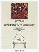 Concerto in F Major for Flute Strings and Basso Continuo La tempesta di more Op.10 No.1 RV433 by Vivaldi Antonio Lucio for Flute