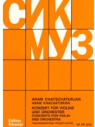 Violin Concerto by Khachaturian Aram Il'yich for Score