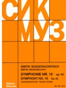 Symphony #10 Opus 93 by Shostakovich Dmitri for Mini Score