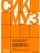 Symphony #4 Op. 43 by Shostakovich Dmitri for Mini Score