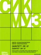 Quintett Op. 57 by Shostakovich Dmitri for