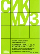 Konzert No. 2 Op. 77 by Kabalevsky Dmitri for Cello