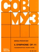 Symphony No. 6 Op. 111 by Prokofiev Sergei for Score