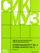 String Quartet No. 8 Op. 110 by Shostakovich Dmitri for