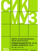 String Quartets Nos. 13-15 (Op. 138 142 144) by Shostakovich Dmitri for Score