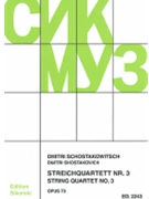 String Quartet No. 3 Op. 73 by Shostakovich Dmitri for