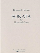Sonata For F Horn by Heiden Bernhard for French Horn and Piano