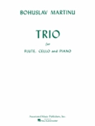 Trio For Flute Cello & Piano by Martinu Bohuslav for Instrument Duet