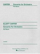 Concerto for Orchestra by Carter Elliott for Score
