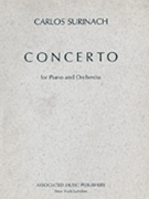 Concerto for Piano and Orchestra (1973) by Surinach Carlos for Score