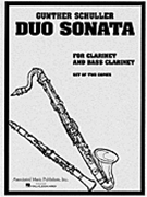 Duo Sonata by Schuller Gunther for Clarinet Duet