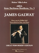 Aria Bachianas Brasileiras No. 5 by Villa-Lobos Heitor for Flute