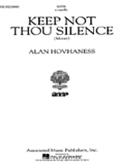 Keep Not Thou Silence Motet A Cappella by Hovhaness Alan for SATB