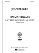 My True Love Hath My Heart by Berger for SATB