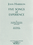 Five Songs of Experience by Harbison John for SATB