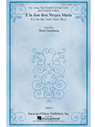 E La Don Don Verges Maria by Anonymous - Greenberg N - for SATB
