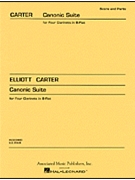 Canonic Suite by Carter Elliott for Clarinet