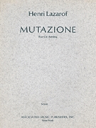 Mutazione (1967) by Lazarof Henri for Score
