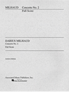 Concerto No. 2 by Milhaud Darius for Score