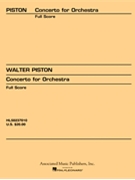 Concerto for Orchestra (1933) by Piston Walter for Score