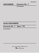 Concerto No. 7 Op. 116 by Hovhaness Alan for Score