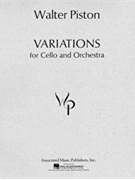 Variations for Cello and Orchestra (1966) by Piston Walter for Score