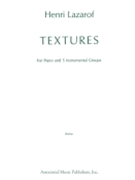 Textures (1970) by Lazarof Henri for Score