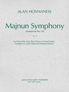 Majnun Symphony (Symphony No. 24) Op. 273 by Hovhaness Alan for Score